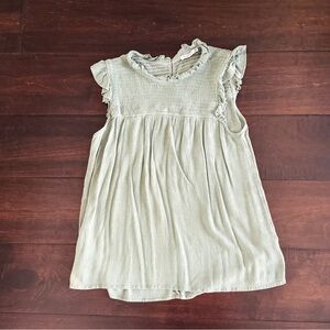 Staccato Women's Ruffle Sleeve Blouse - Soft Green